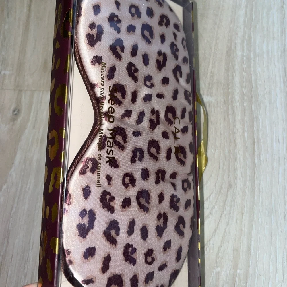 New CALA Cheetah Print Sleep Mask